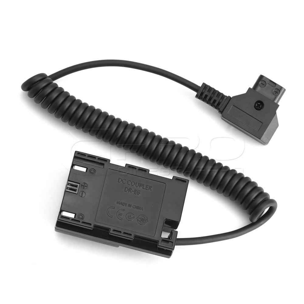 CGPro LP-E6 D-TAP Coupler Dummy Battery Input 10-20V Output 8.0-8.4V DC Coupler/Dummy Battery - CINEGEARPRO